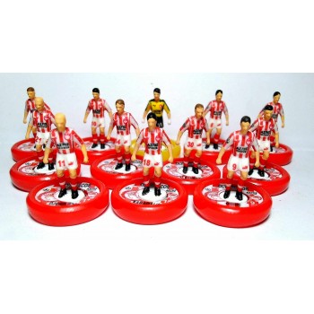 Subbuteo Andrew Table Soccer Olympiacos 1997-98 Champions League edition on WSB Professional bases